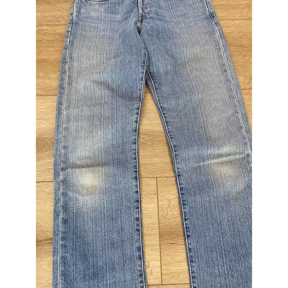 Levi's 501XX Jeans Womens 28x31 Blue Button Fly Medium Wash Denim Cotton - Picture 3 of 11